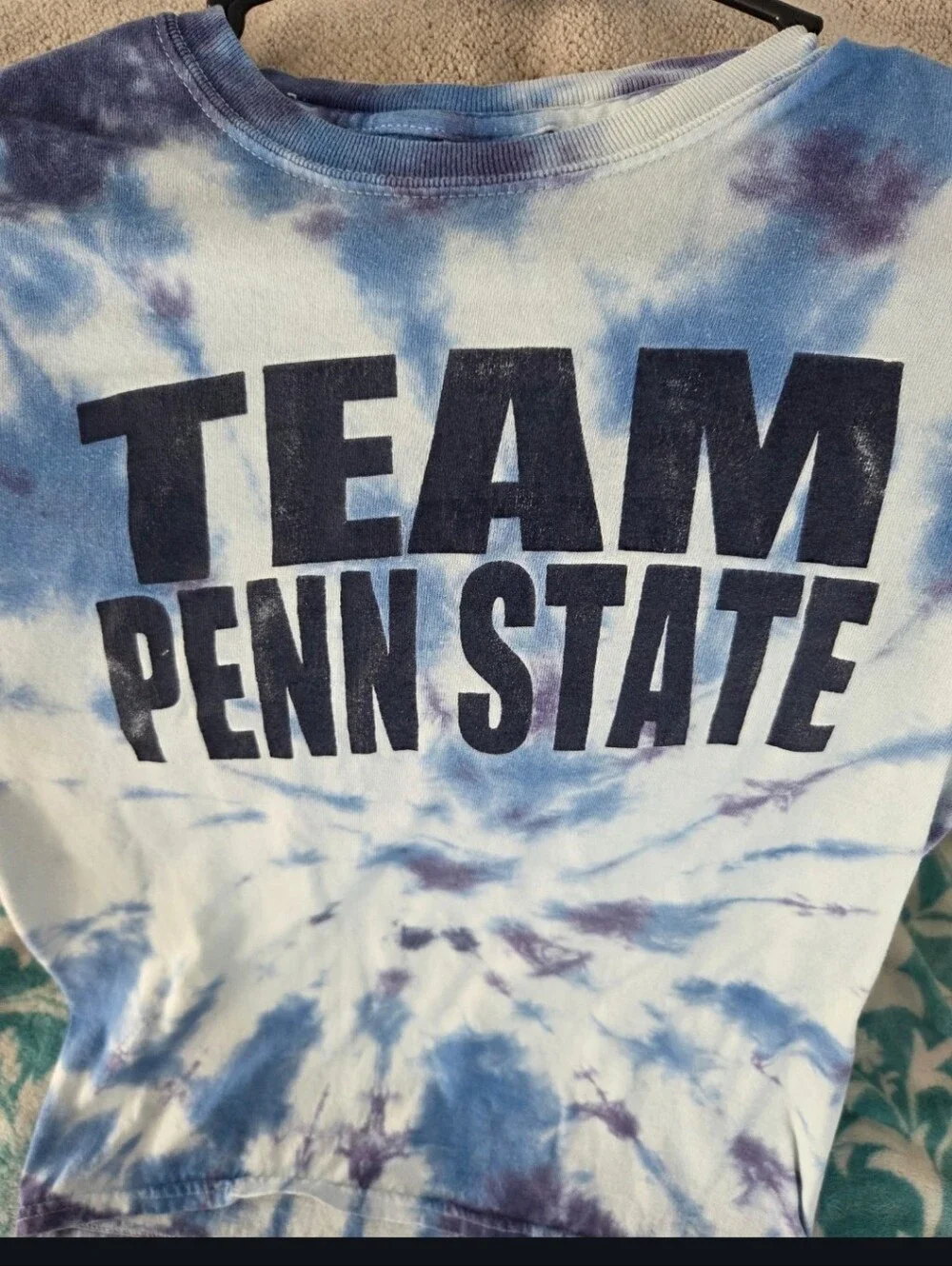 TEAM Penn State Blue Tie-Dye Tee